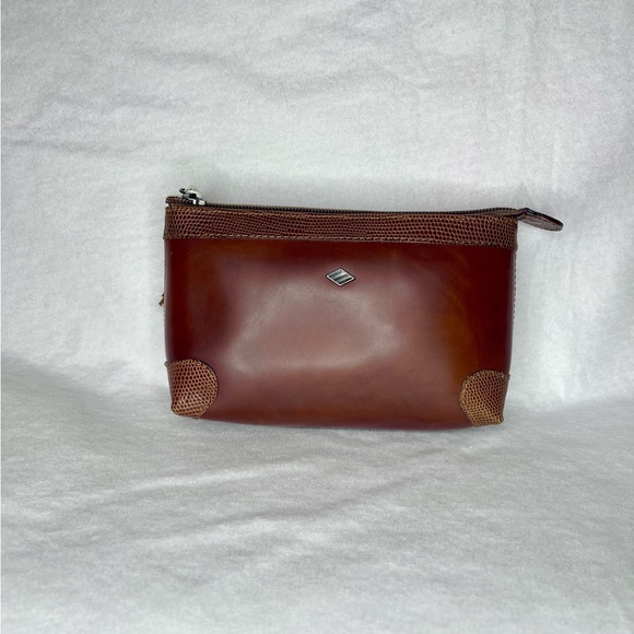 Joseph Abboud Brown Italian Genuine Leather Set - Pouch, Wallet, Coin Purse 🤎 - Picture 4 of 14